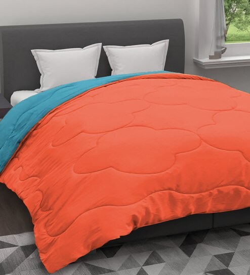 Buy Polyester Double Bed Ac Comforter By Status Online Solid