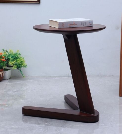 Orbit Teak Wood Coffee Table In Brown Finish