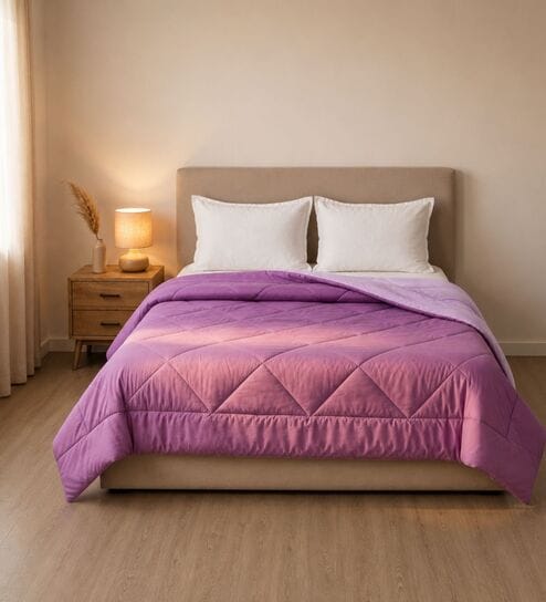Purple & Lavender 200 GSM Reversible Comforter