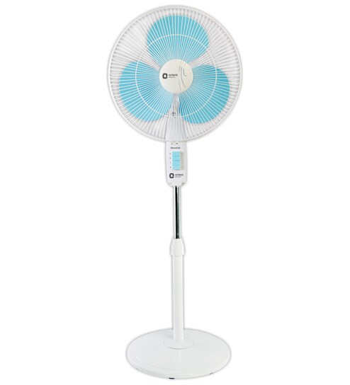 Buy Orient 400 Mm White Blue Pedestal Fan Online Pedestal Fans