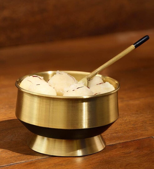 Oro 200ml Gold Brass Dinner Bowl