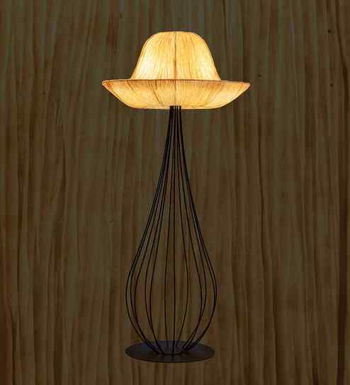 ORONYO Nirjhar (FL) Handcrafted Floor Lamp with Bulb (E27 Holder)