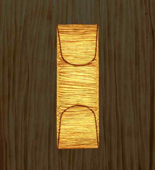 ORONYO-SAHIL | Handcrafted Wall Lamp | E27 holder | With Bulb | RIPPL Lighting