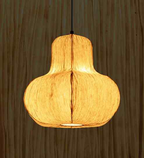 ORONYO Tusharika Handcrafted Pendant Lamp with Bulb (E27 Holder)