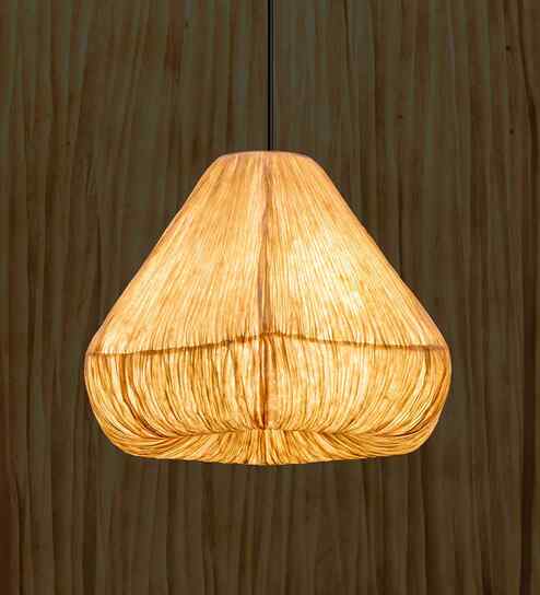 ORONYO Vasanta Handcrafted Pendant Lamp with Bulb (E27 Holder)