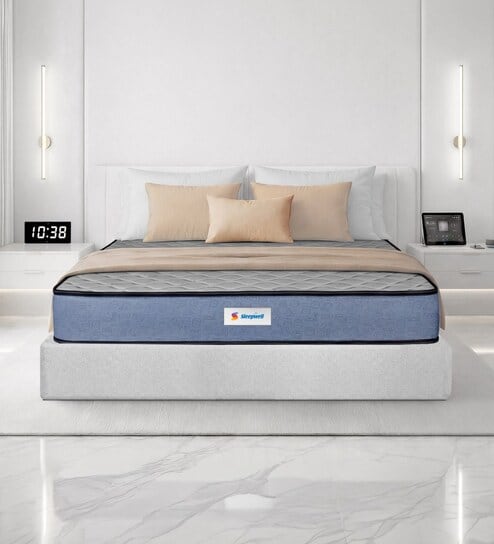 Ortho Genius Foam 6 Inches Foam King Size Mattress in Blue Colour
