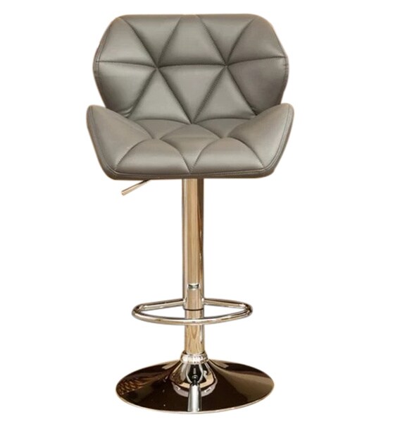 Buy Ormond Style Revolving Swivel Bar Stool in Grey Colour By Finch Fox
