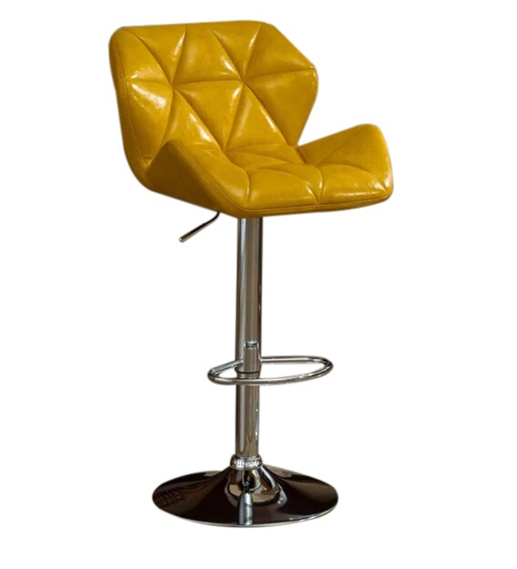 Buy Ormond Style Revolving Swivel Bar Stool in Yellow Colour By Finch
