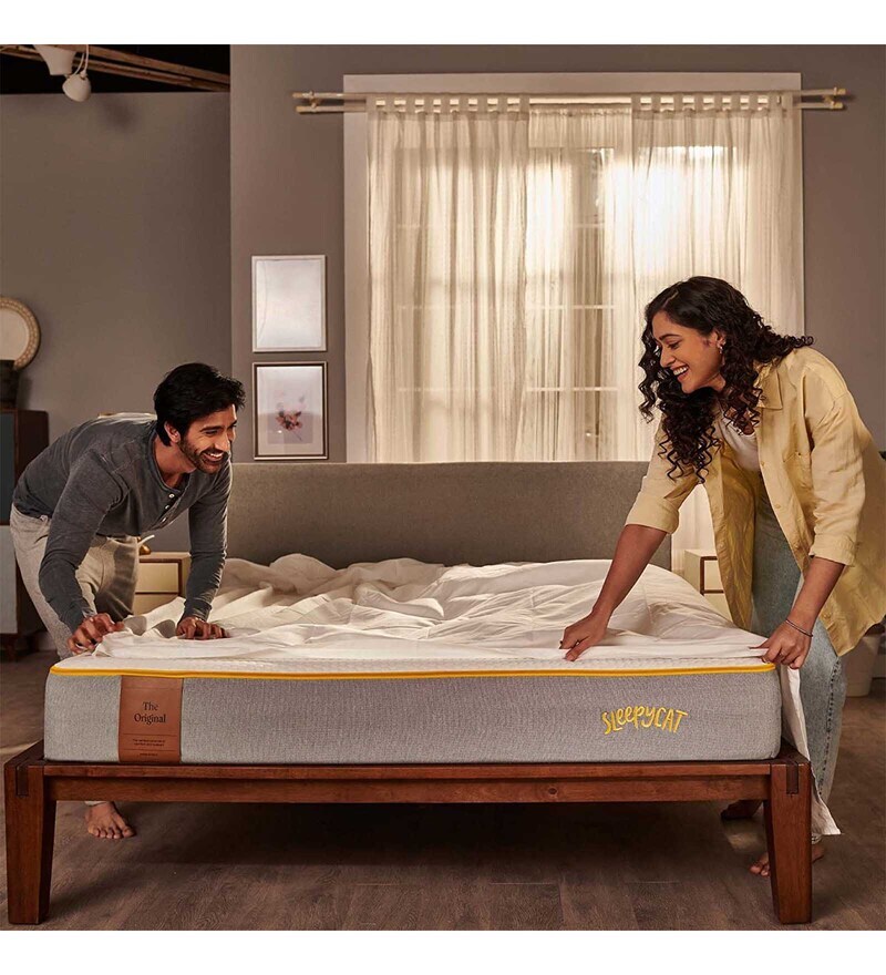 Buy Original 3Layered Orthopedic 8 inch Open Cell Memory Foam Queen