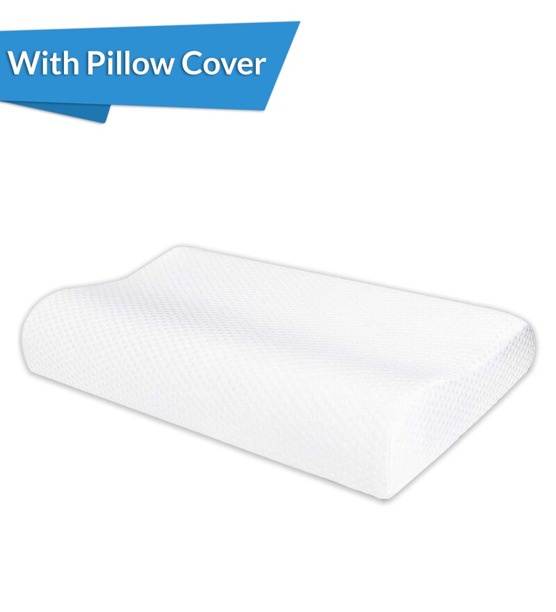 Buy Orthopedic Ventilated Memory Foam Single Pillow Insert (14.5x24) by Sleepsia Online