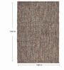 Orange & Brown Abstract Wool 9 x 12 Feet Hand Woven Carpet