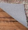 Orange & Brown Abstract Wool 9 x 12 Feet Hand Woven Carpet