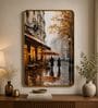 Orange & Gold Abstract Rectangular Wall Art 12 x 18 Inch