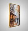 Orange & Gold Abstract Rectangular Wall Art 12 x 18 Inch