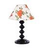 Orange & White Shade Table Lamp With Metal Base