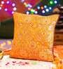 Multicolor Traditional Sild Blend 16 x 16 Inches Cushion Covers (Set of 2)