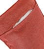 Orange Solid 210TC Jute 17 x 27 Inches Pillow Covers (Set of 2)