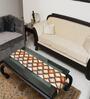 Floral Diamond (72x13) Brown & Orange Cotton Table Runner