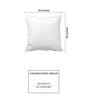 Orange 100% Cotton Geometric 16x16 inches Cushion Covers (Set of 2)