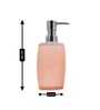 Orange 300 ml Acrylic Liquid Soap Dispenser