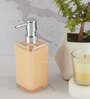 Orange 300 ml Acrylic Liquid Soap Dispenser
