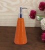 Orange 300 ml Ceramic Liquid Soap Dispenser