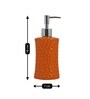 Orange 300 ml Ceramic Liquid Soap Dispenser
