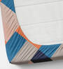 Orange Abstract 280 TC Microfibre Fitted King Bedsheet 2 Pillow Covers