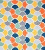 Multicolor Abstract 280 TC Microfibre Fitted King Bedsheet 2 Pillow Covers