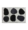 Grey Abstract Microfiber 24x16 Inches Bath Mat