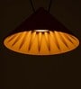 Emilia Orange Aluminium LED Ceiling Lights