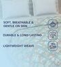 Orange and Blue 100% COTTON Solid 150 GSM King Bed Comforter