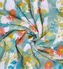 Orange and Blue 100% COTTON Solid 150 GSM King Bed Comforter