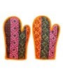Traditional Print Multicolor Cotton (Set of 8) Kitchen Linen Set