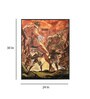 Orange Attack On Titan Canvas Original Wall Painting