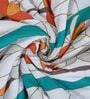 Orange Blue 100% COTTON Solid 150 GSM King Bed Comforter