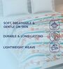 Orange Blue 100% COTTON Solid 150 GSM King Bed Comforter