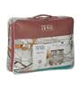 Orange Blue 100% COTTON Solid 150 GSM King Bed Comforter