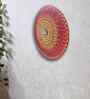 Orange Colour Engineered Wood 15 Inch Wall Art With 3D Design  & Tree