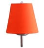Orange Jute Fabric Wall Mounted Uplight Sconce (Orange)