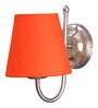 Orange Jute Fabric Wall Mounted Uplight Sconce (Orange)