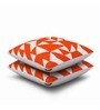 Cotton Geometric Pattern 16x16 Inch Cushion Covers (Set Of 2)