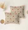 Orange Cotton 27x18 Inches Pillow Covers (Set of 2)