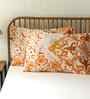 Orange Cotton Abstract 28x18 inches Pillow Cover Set of 2