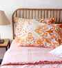 Orange Cotton Abstract 28x18 inches Pillow Cover Set of 2