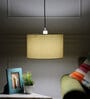 Merton Orange Cotton Hanging Light