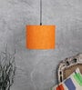 Larisso Orange Cotton Hanging Light