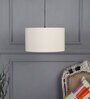 Hobart Orange Cotton Hanging Light