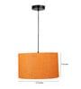 Akio Orange Cotton Hanging Light
