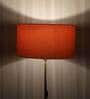 Trento Orange Cotton Fabric Solid Lampshade